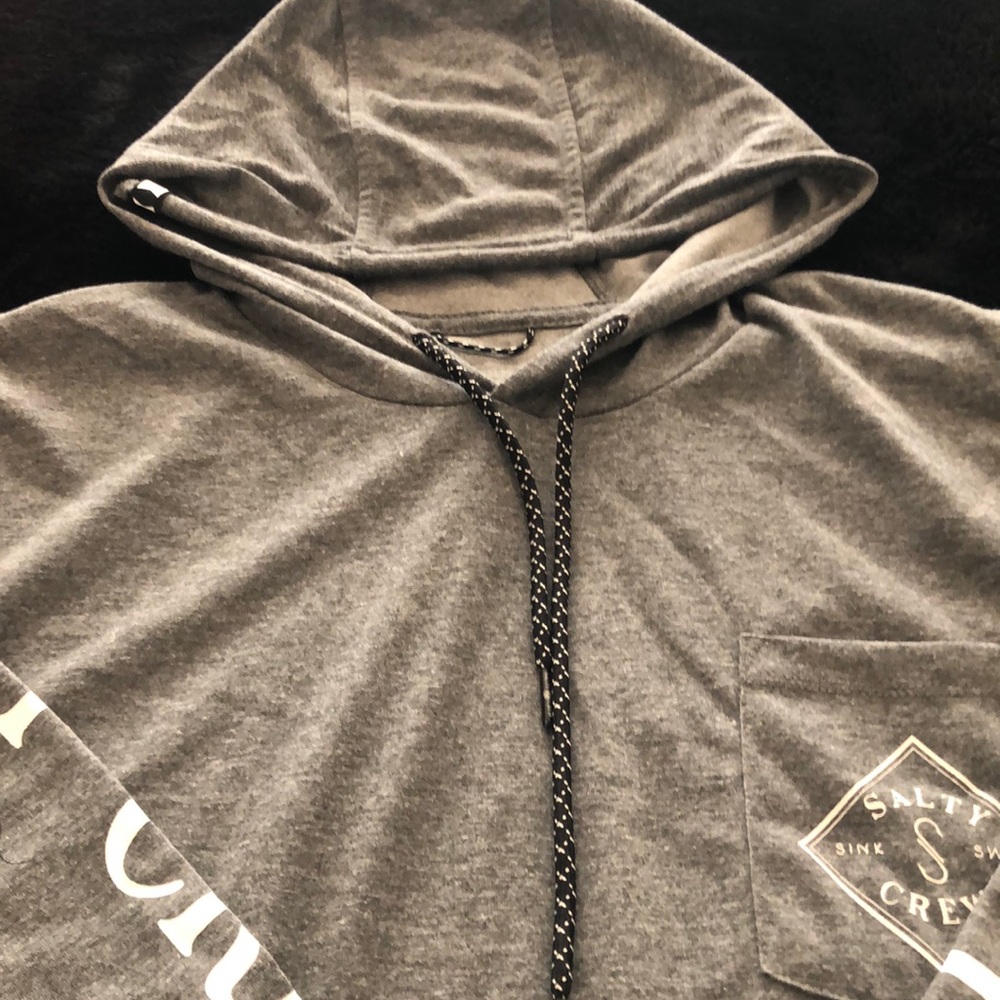 Salty Crew Long Sleeve Hooded Tee.